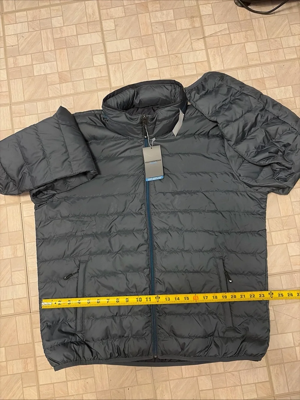 Weatherproof Modern Fit Pillow Pac Puffer Jacket Size XL